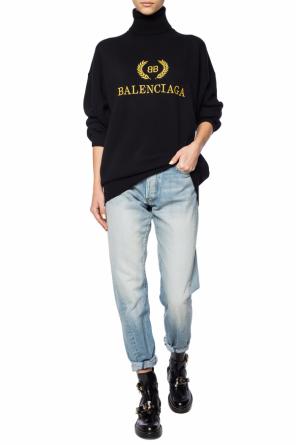 Turtleneck top with an embroidered logo, zdjęcie 2 Turtleneck top with an embroidered logo od Balenciaga